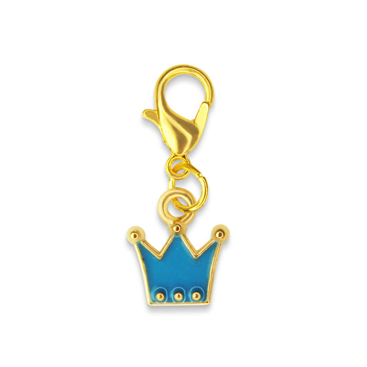 Blue Crown Charm