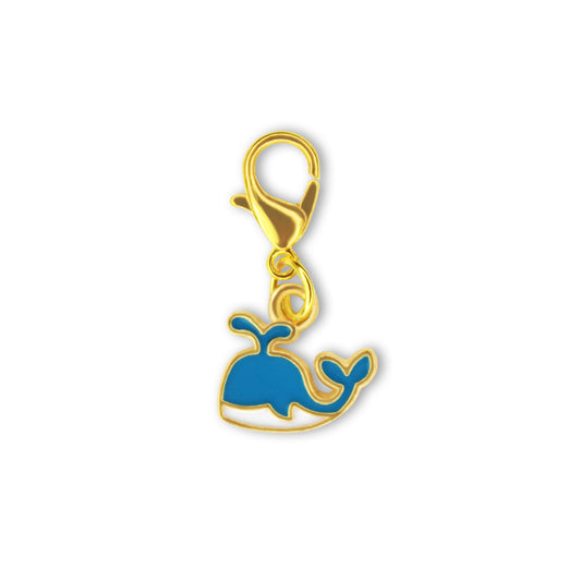 Blue Whale Charm