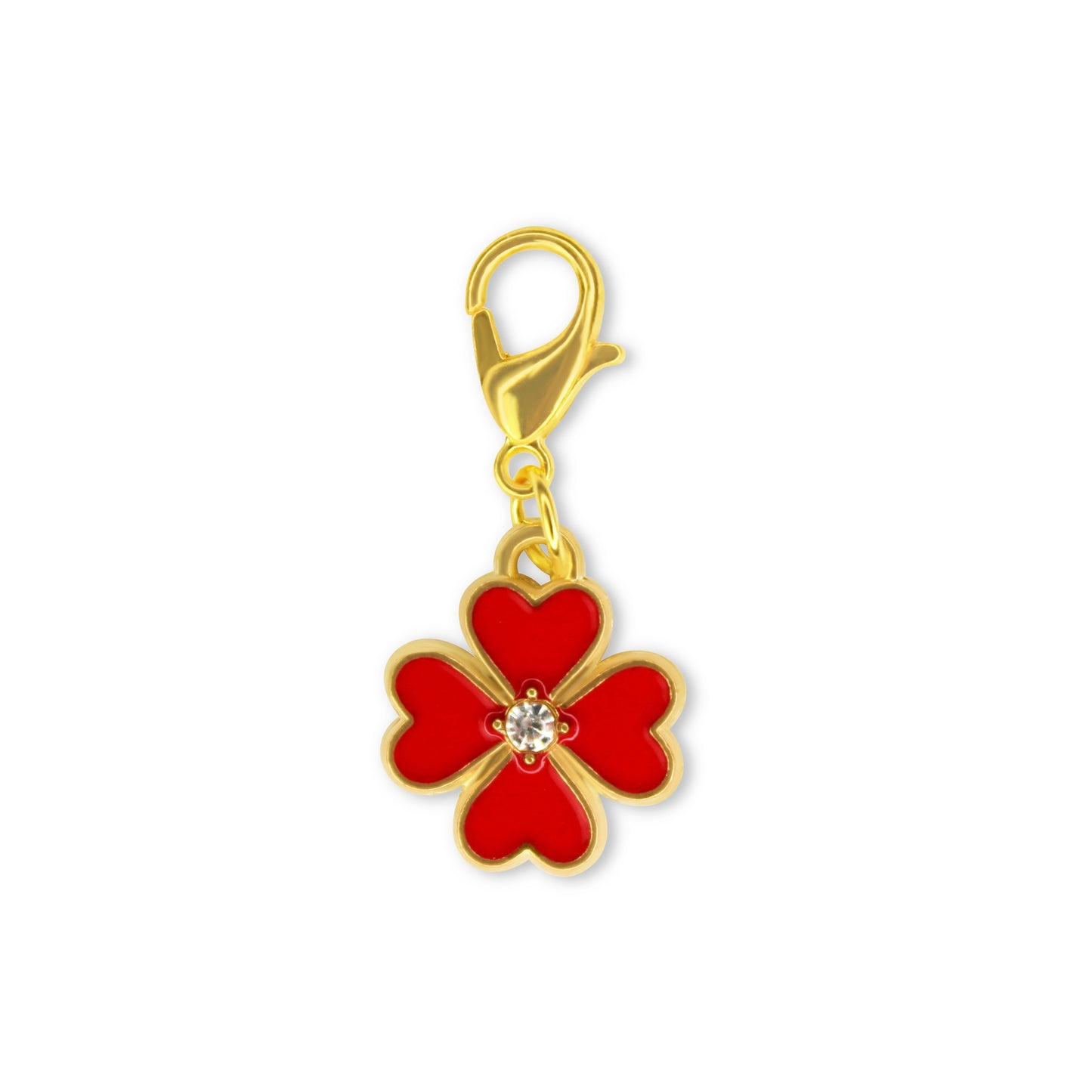 Red Flower Charm