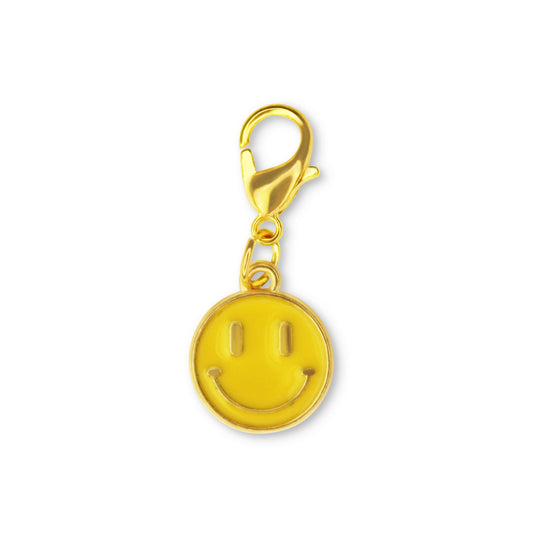 Yellow Happy Face Charm