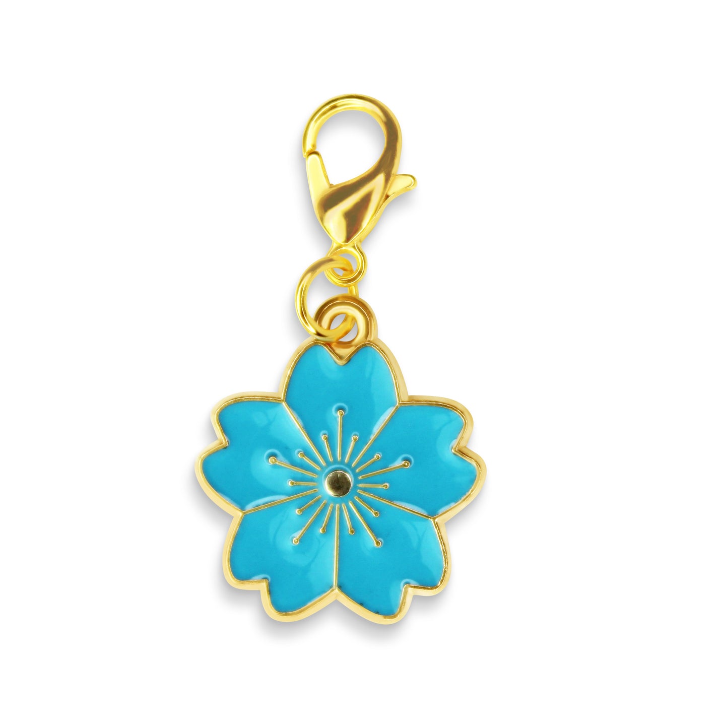 Blue Flower Charm