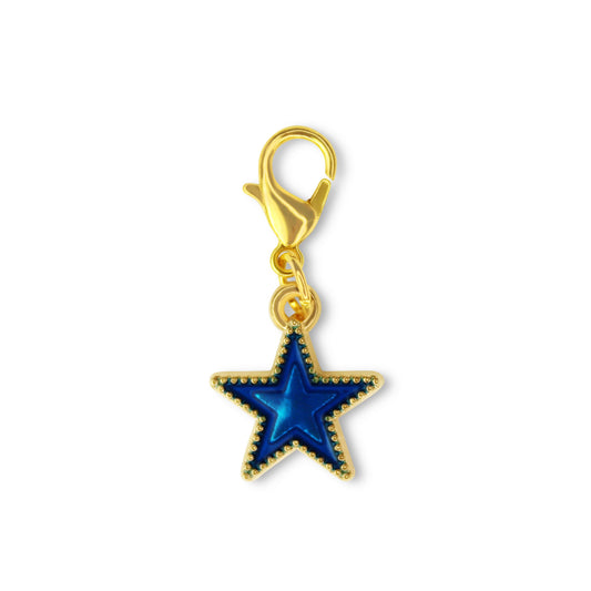 Blue Star Charm