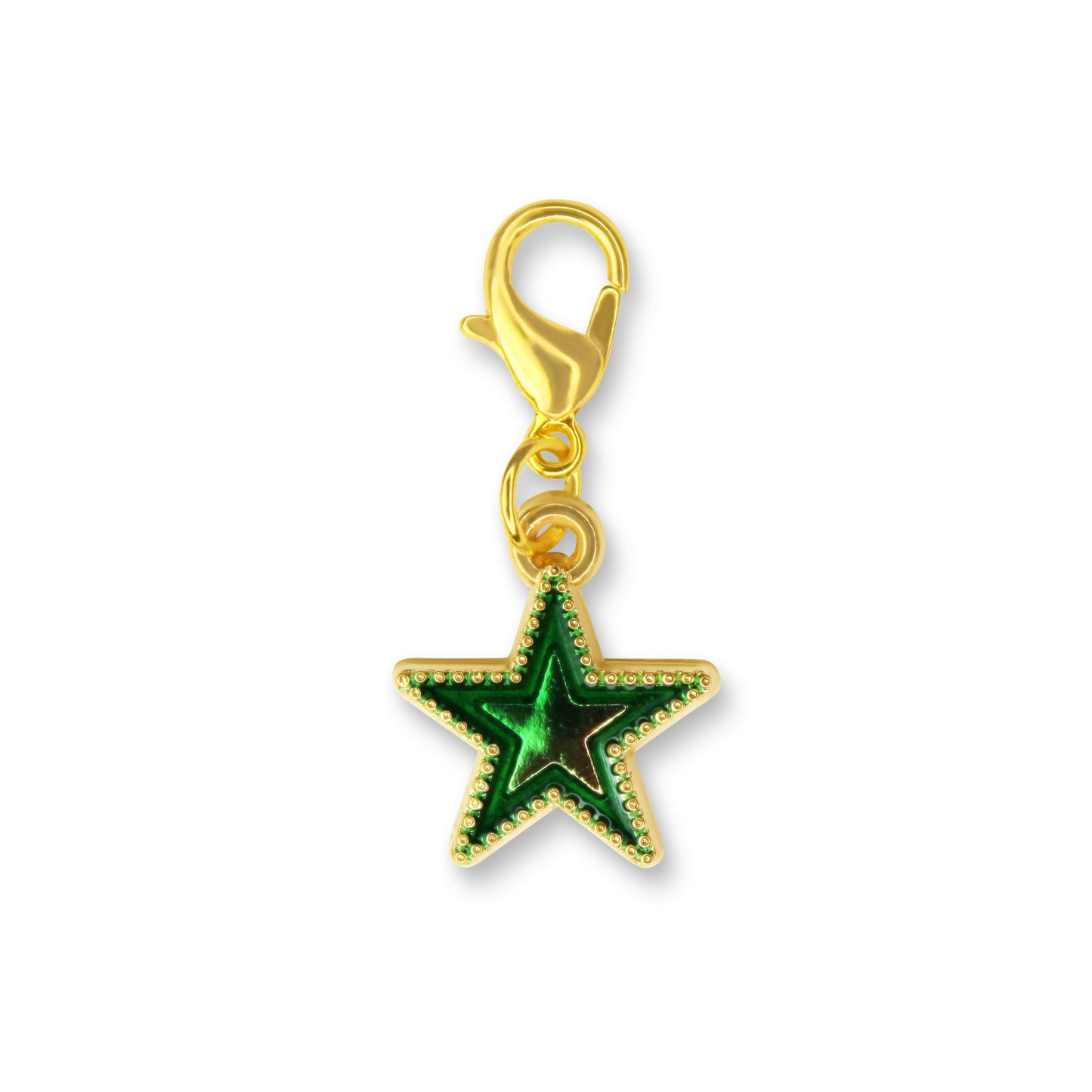 Green Star Charm